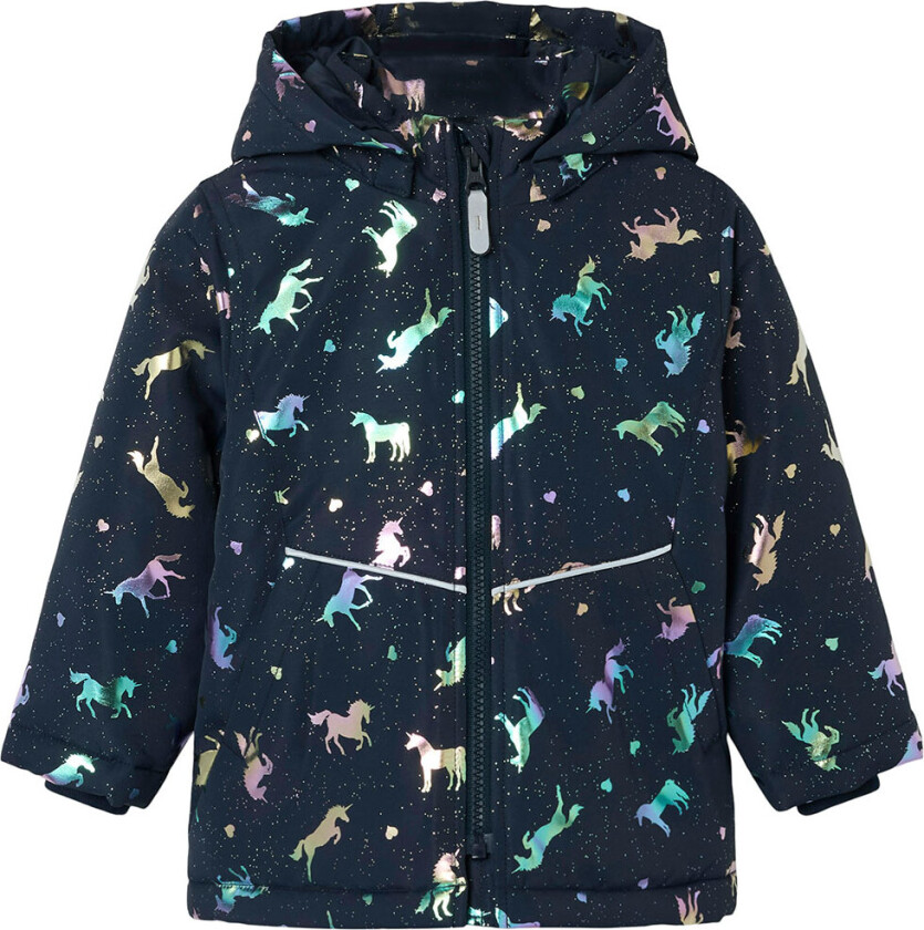 Vinterjakke - Nei - NmfMaxi - Dark Sapphire/Unicorn - - 1½ år (86) - Vinterjakke