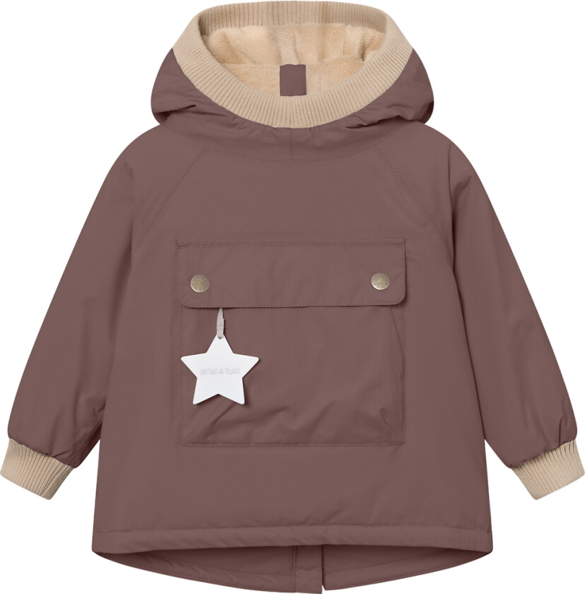 Vinterjakke - MatBaby Wen Fleece Anorak - Pepperkorn - - 1 år (80) - Vinterjakke