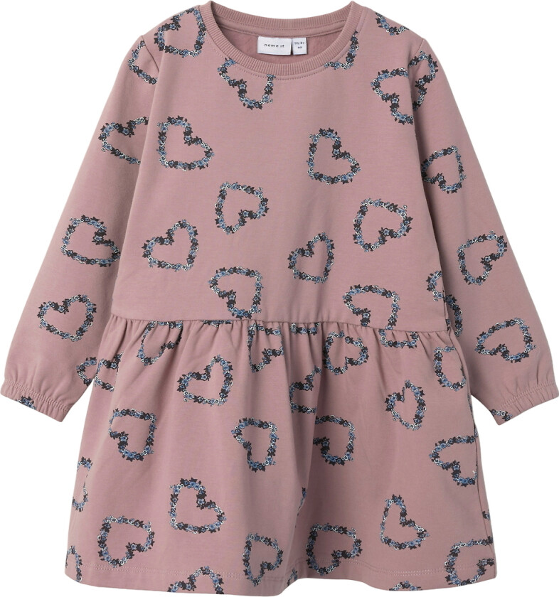 Kjole - NmfOlukria - Paddehatter m. Hjerter - - 3 år (98) - Kjole