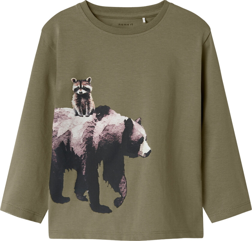 Genser - NmmOris - Mermaid m. Dyr - - 5 år (110) - Genser