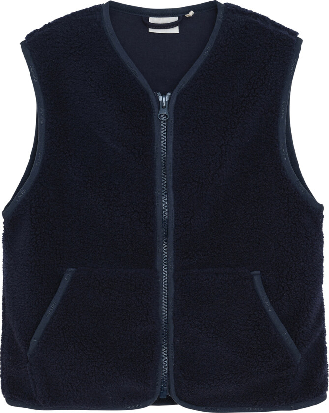 Fleecevest - Teddy - Parisernatt - - 8 år (128) - Fleecejakke