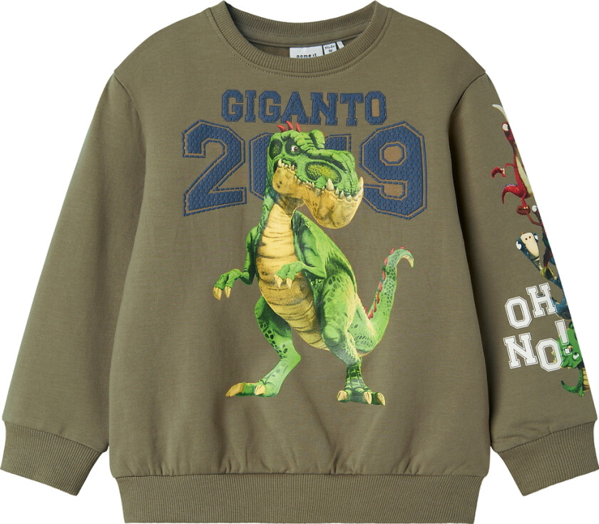 Collegegenser - NmmSteph - Mermaid m. Gigantosaurus - - 2 år (92) - Collegegenser