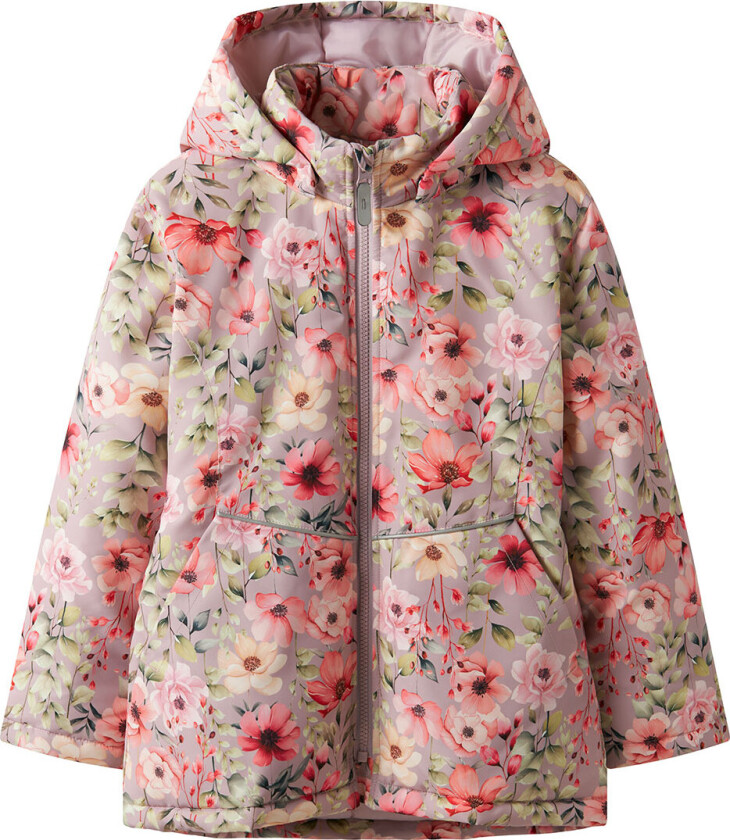 Vinterjakke - NkfMaxi - Noos - Violet Ice/Rose - - 12 år (152) - Vinterjakke