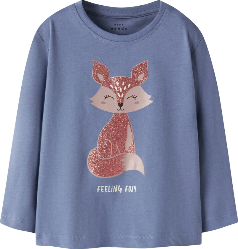 Genser - NmfVeen - Blue Ice/Foxy - - 5 år (110) - Genser