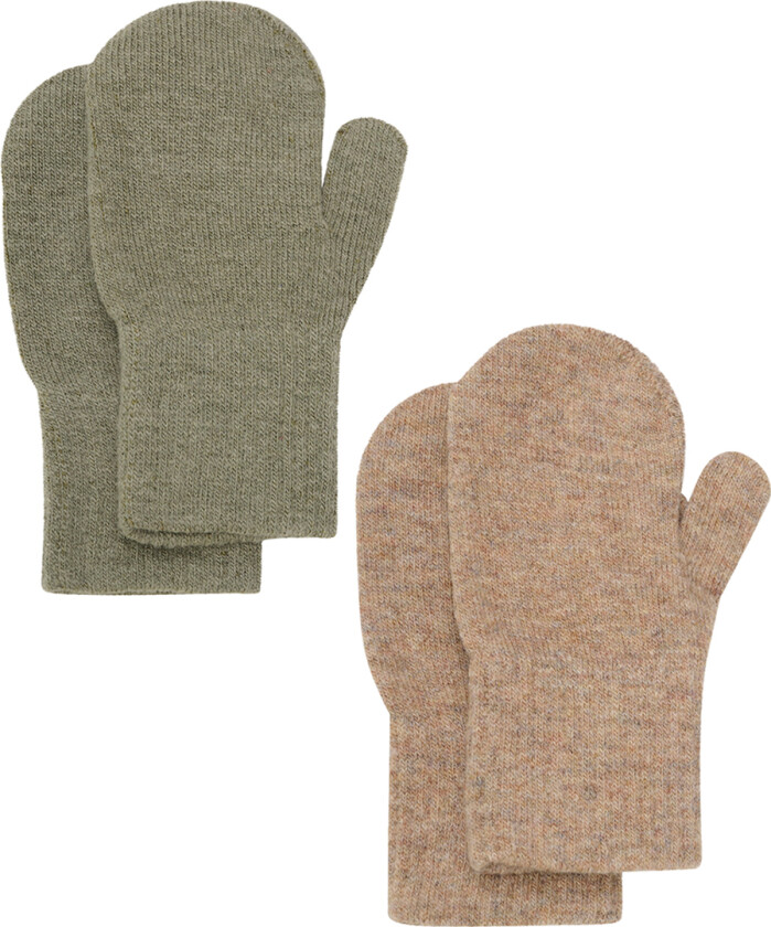 Votter - Ull/Nylon - 2-pack - Overland Trek - - 3-6 år - Votter