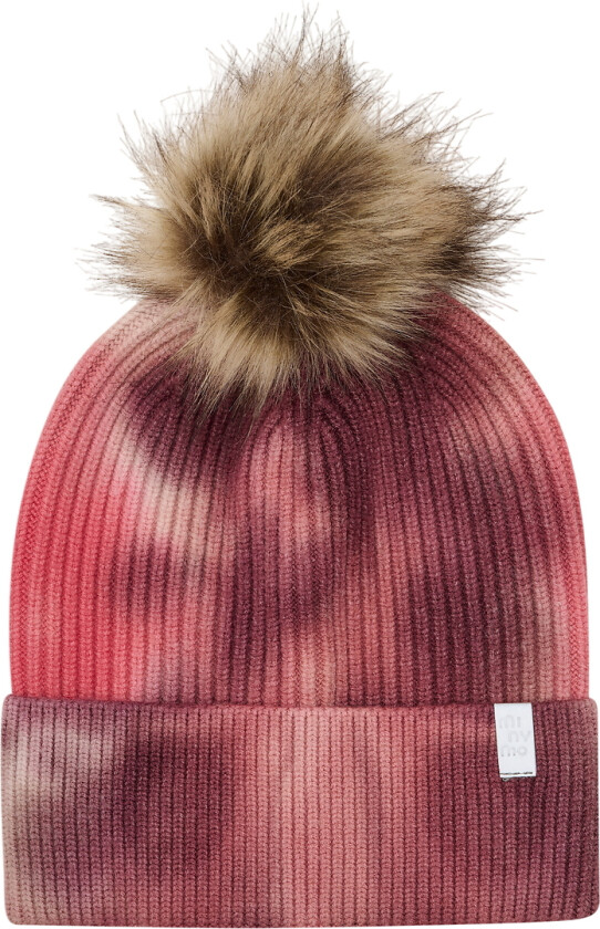 Lue - Strikk/Rib - Visnet Rose m. Dusk - - 52 cm - Lue