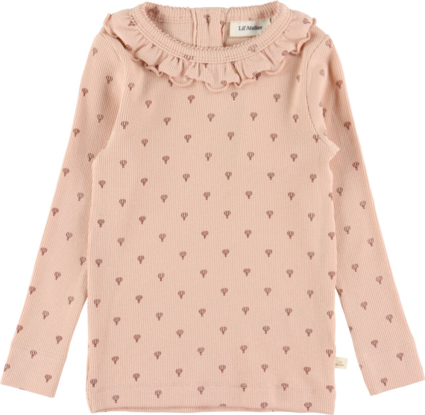 Lil' Atelier Genser - Rib - NmfGago - Cameo Rose - Lil Atelier - 7-8 år (122-128) - Genser