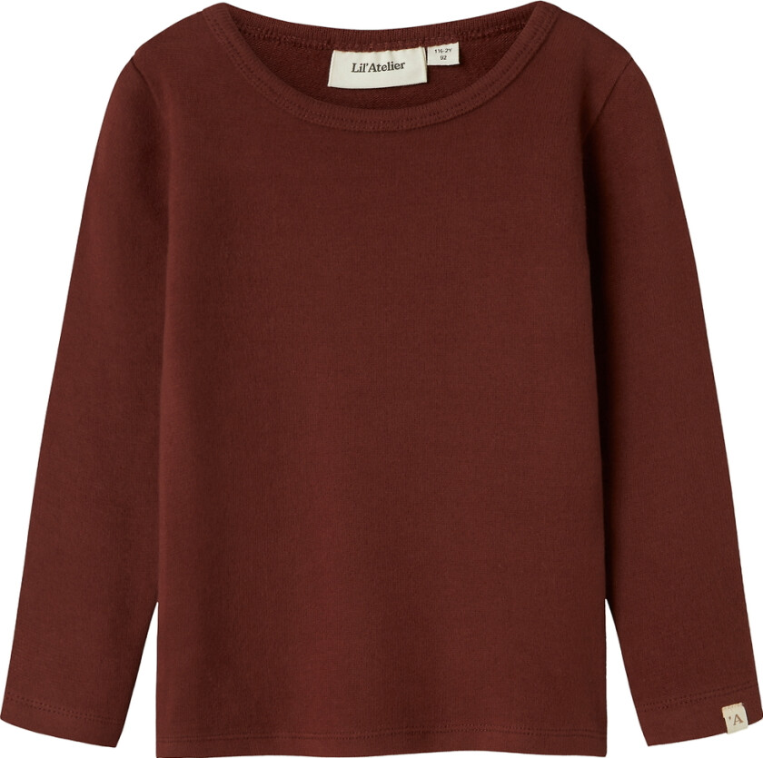 Lil' Atelier Genser - Slim - NmfThora - Hot Chocolate - Lil Atelier - 3 år (98) - Genser