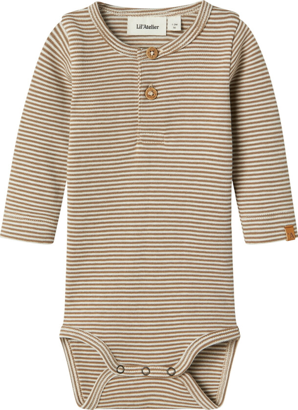 Lil' Atelier Body I/e - Slim - NbmOhio - Turtledove/Sepi Tint - Lil Atelier - 68 - Langermet Body