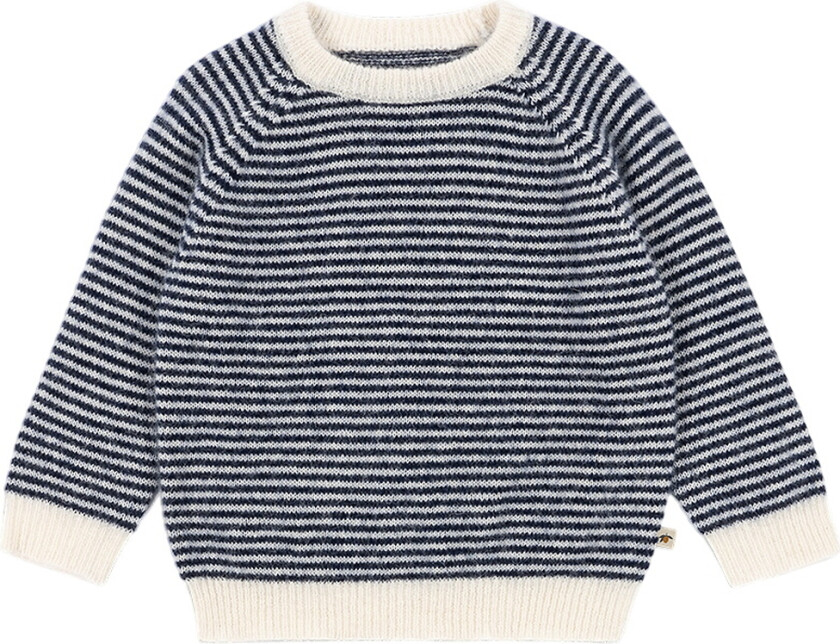 Genser - Ull - Strikk - Berle - Fenrik Blue/Smørkre - - 5-6 år (110-116) - Genser