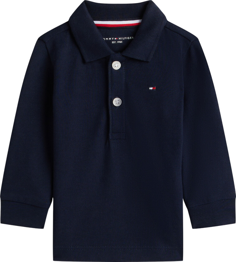 Poloskjorte - Essential - Dark Natt Navy - - 1 år (80) - Genser