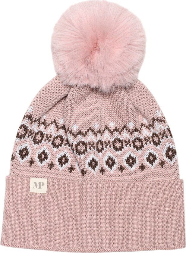 Lue - Ull - Torshavn - Fransk Rose m. Mønster - - 55-57 cm - Lue