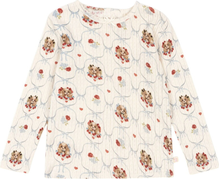 Genser - Rib - Minnie - Valp m. Hullmønster - - 5-6 år (110-116) - Genser