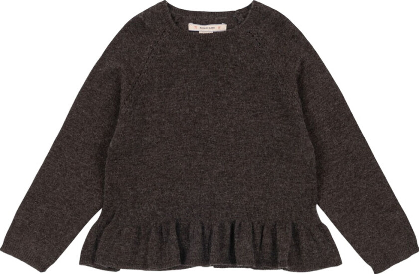 Genser - Strikk - Cathy - Brown Melert - - 1 år (80) - Genser