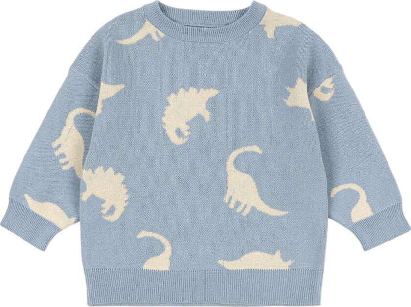 Genser - Strikk - Lapis - Dino Mist - - 3 år (98) - Genser