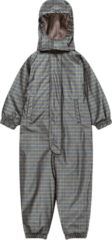 Vinterdress - PU - Rain - Laurbær Blue Rutete - - 1 år (80) - Vinterdress