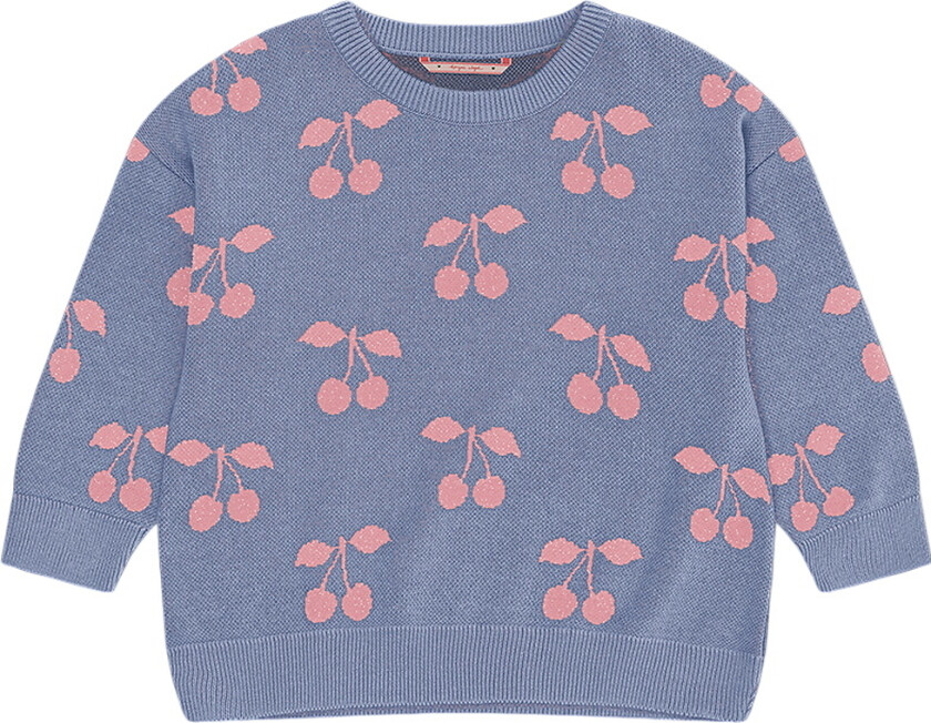 Genser - Strikk - Lapis - Purple Avtrykk - - 9-10 år (134-140) - Genser