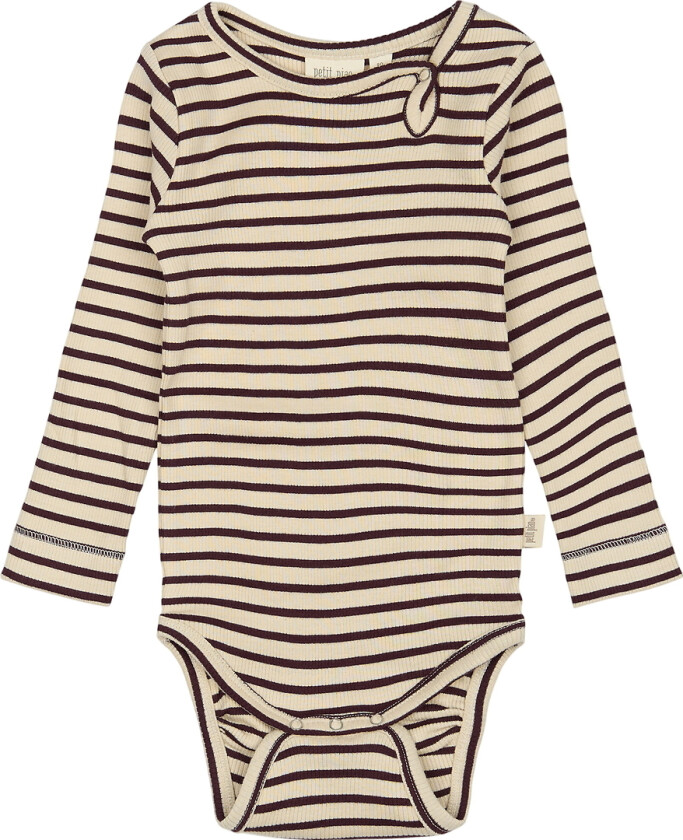 Body I/e - Rib - Dark Grape/Off White - - 62 - Langermet Body