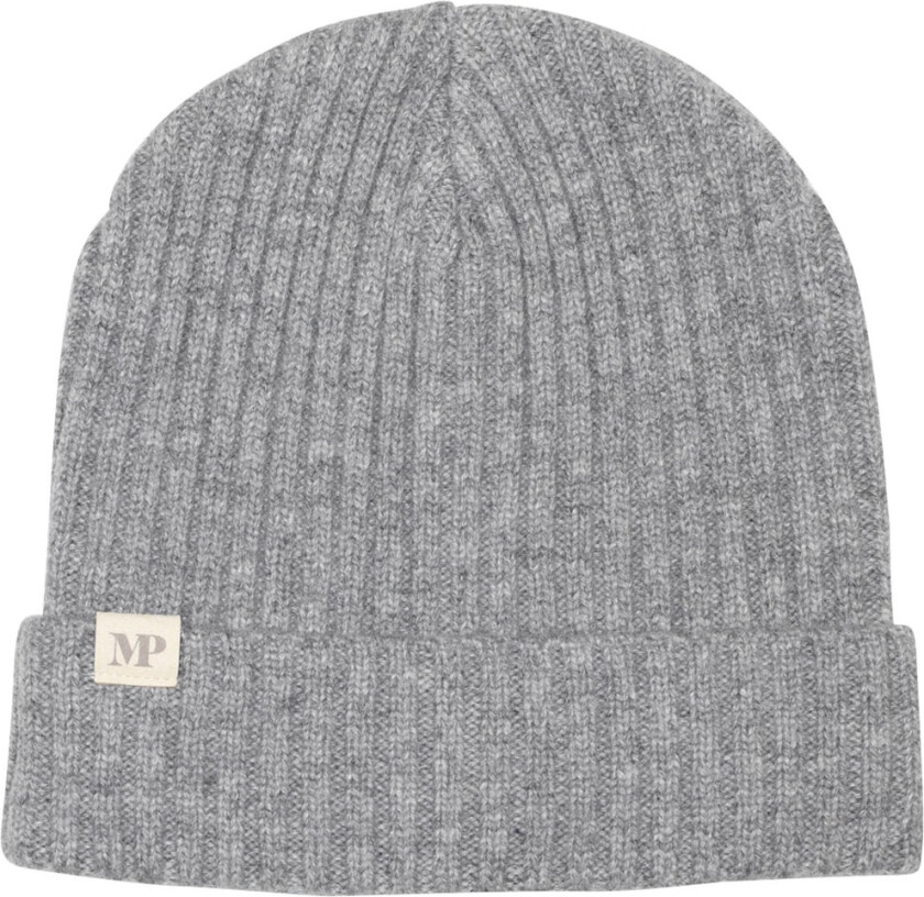 Lue - Ull/Bomull - Uppsala - Grå Melert - - 51-53 cm - Lue