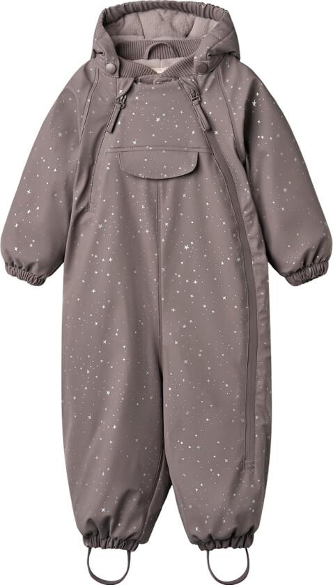 Vinterdress - PU - Evig - Purple Stone Stjerner - - 2 år (92) - Vinterdress