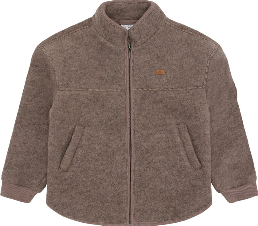 Fleecejakke - Emi - Ull - Deer Melange - - 2 år (92) - Fleecejakke