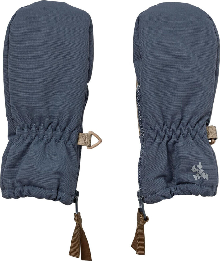 Votter m. Fleece - Grey Blue m. Glidelås - - 6-12 md - Votter