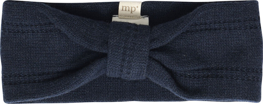 Pannebånd - Ull - Bergen - Dark Denim Melange - - 55-57 cm - Lue