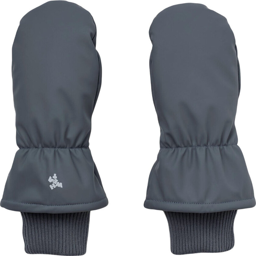 Votter m. Fleece - PU - Stormfull - Greyblue - - 6-8 år (116-128) - Votter