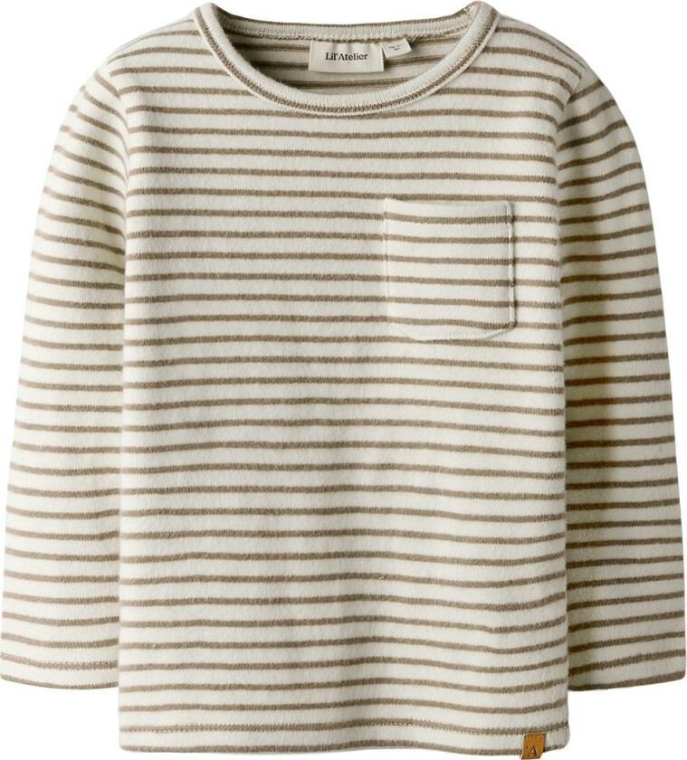 Lil' Atelier Genser - Strikk - NmmThoro - Turtledove/Sepia Tint - Lil Atelier - 6 år (116) - Genser