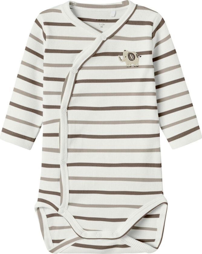 Omslagsbody I/e - Rib - NbnOfant - Cloud Danser - - 62 - Langermet Body
