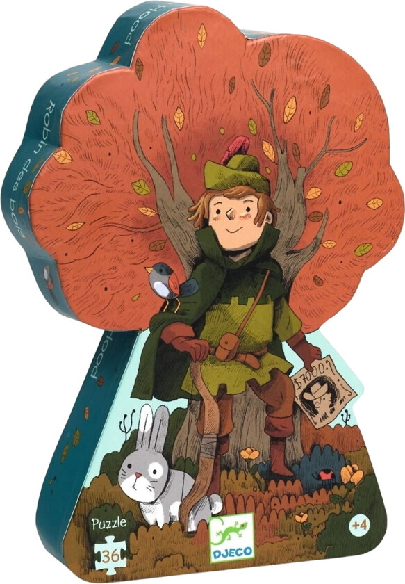 Puslespill - Robin Hette - 36 Brikker - - OneSize - Puslespill