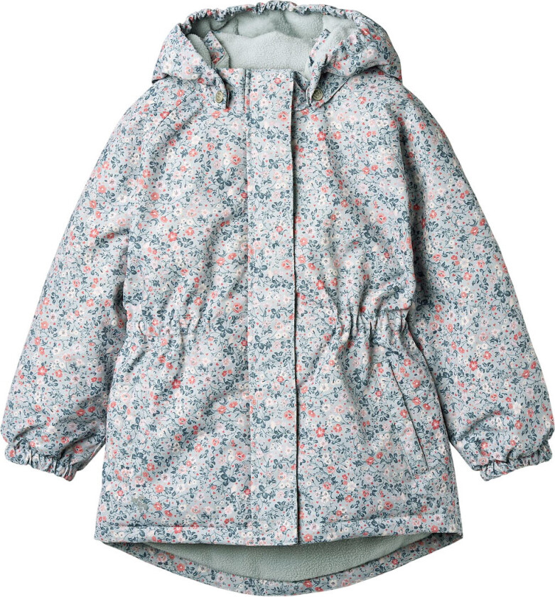 Vinterjakke - Petra - Soft Rain Blomster - - 7 år (122) - Vinterjakke