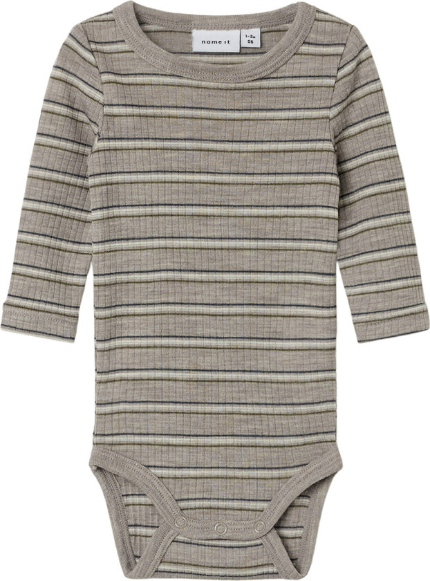Body I/e - Ull/Modal - Rib - NbmWomi - Satellitt/Striper - - 68 - Langermet Body