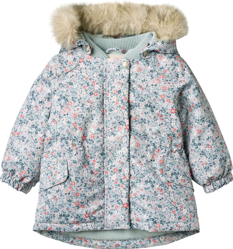 Vinterjakke - Mathilde - Soft Rain Blomster - - 1 år (80) - Vinterjakke
