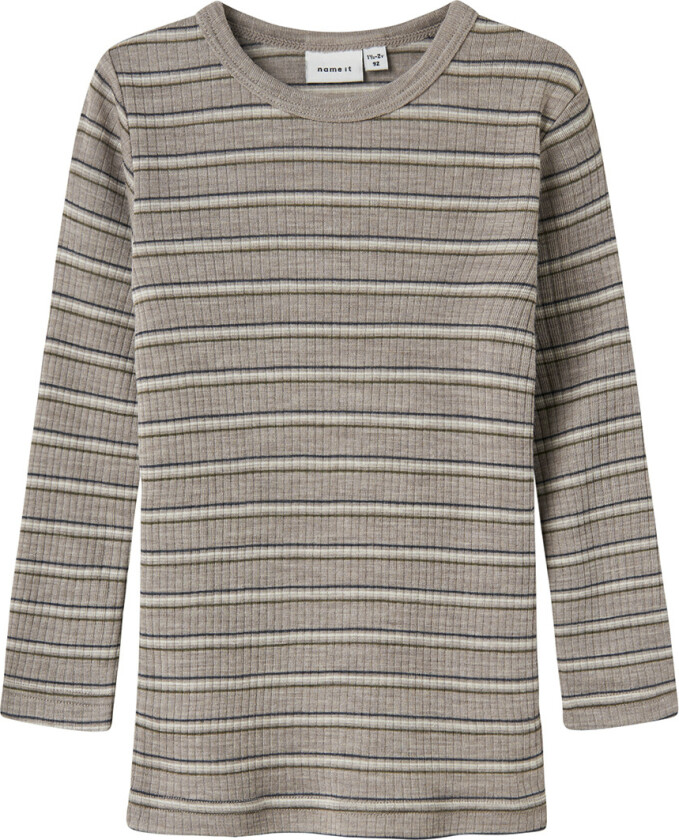 Genser - Ull - Rib - NmmWomi - Satellitt/Striper - - 3 år (98) - Genser