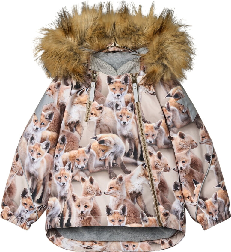 Vinterjakke - Hopla Fur - Leker rever - - 4 år (104) - Vinterjakke