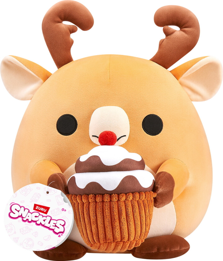 Snackles Kosedyr - 20 cm - Elgen Jaime m. Sjokolademousse - SNACKLES - OneSize - Kosedyr