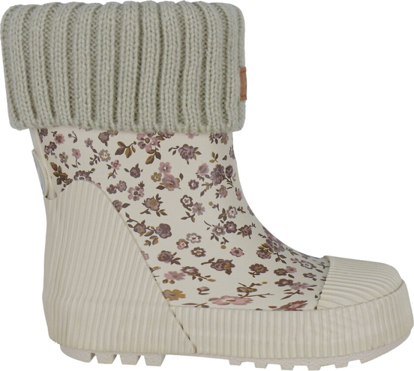 Termostøvler - Vadefugl - Rose Blomster - - 34 - Gummistøvler