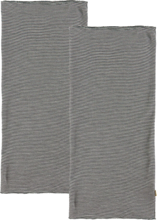 Knoll - Ull - 2-pack - Arta - Navy Stripe - - OneSize - Skjerf