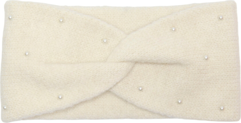 Hårbånd - Strikk - KogChyna - Hvitkappegrå/Pearls - - OneSize - Lue