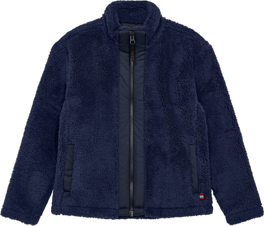 Fleecejakke - Teddy - LWSaku 206 - Navy - - 5 år (110) - Fleecejakke