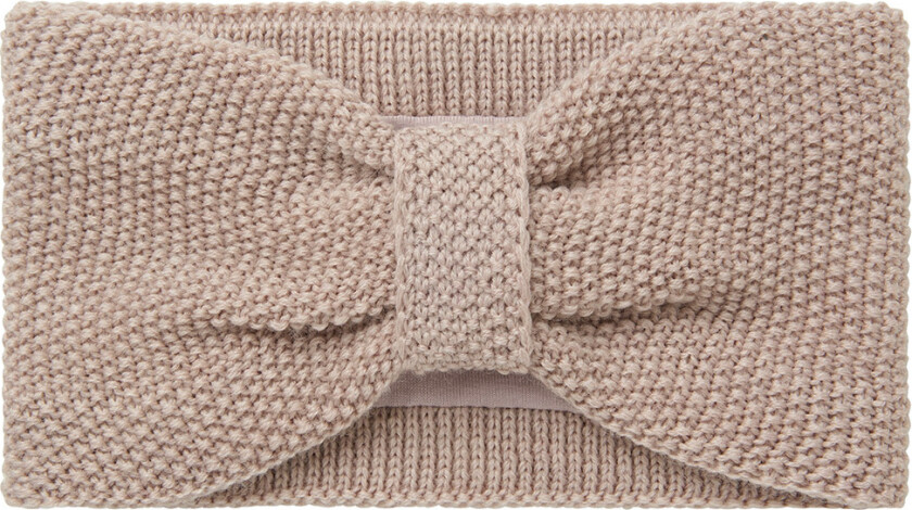 Pannebånd - Strikk - Ull - NkfWrilla - Shadow Grå - - 52-53 cm - Lue