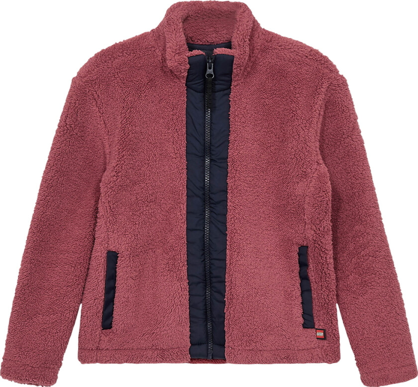 Fleecejakke - Teddy - LWSaku 206 - Mørkrosa - - 7 år (122) - Fleecejakke