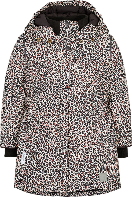 Vinterjakke - Olga - Leopard - - 4 år (104) - Vinterjakke