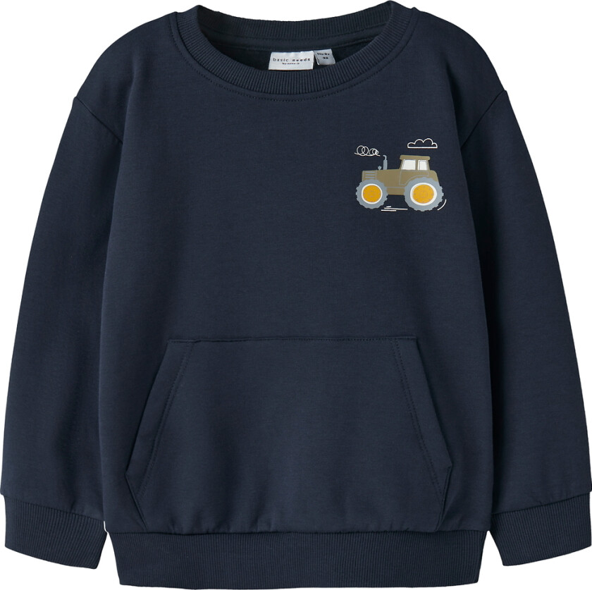 Collegegenser - NmmVugo - Navy Blazer/Tractor - - 4 år (104) - Collegegenser