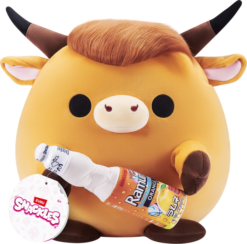 Snackles Kosedyr - 20 cm - Høylandsfe Robbie m. Sangaria - SNACKLES - OneSize - Kosedyr