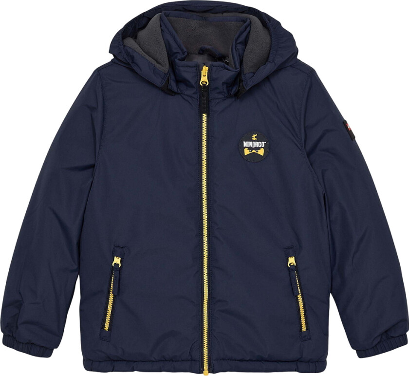 LEGO® Ninjago Vinterjakke - LWJebel 601 - Navy m. Ninja - LEGO® Wear - 8 år (128) - Vinterjakke