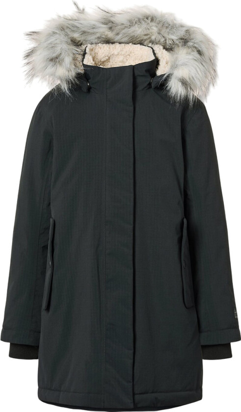 Vinterjakke - Peace - Svart m. Imitert pels - - 14 år (164) - Vinterjakke