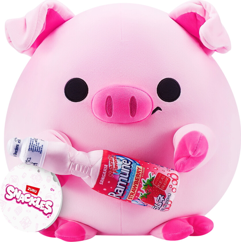 Snackles Kosedyr - 20 cm - Grisen Anna m. Sangaria Strawberry - SNACKLES - OneSize - Kosedyr