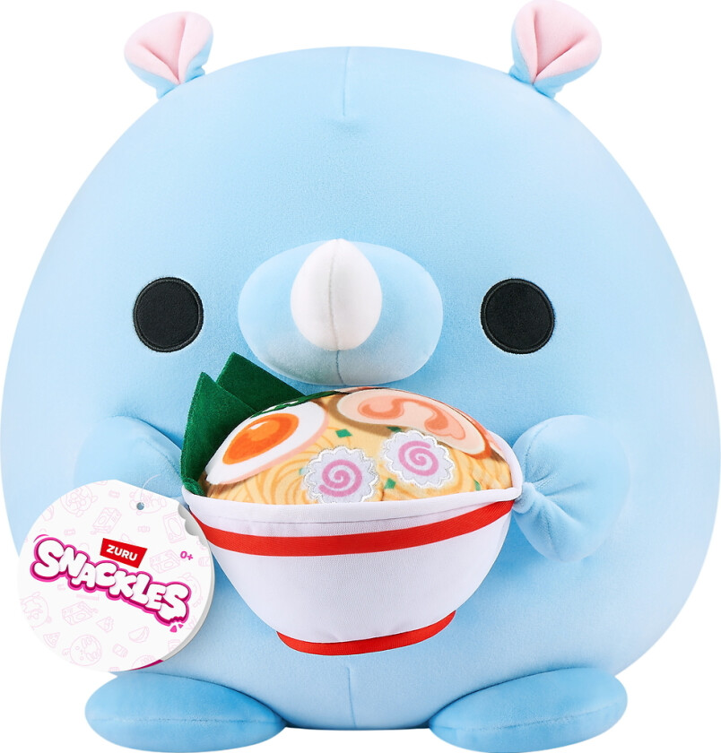 Snackles Kosedyr - 35 cm - Humphrey neshornet m. Ramen - SNACKLES - OneSize - Kosedyr